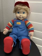 Vintage 1985 Hasbro My Buddy Doll 22" Original Outfit & Box Blonde Blue Eyes