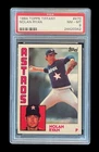 1984 topps tiffany #470 nolan ryan hof; glossy edition SP card PSA 8  (iAPPEAL+)