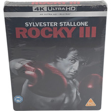Rocky III SteelBook 4K Ultra HD  Blu-ray Exclusive Zavvi Stallone Region B