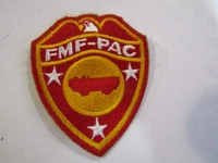 VINTAGE MILITARY PATCH WW2 ERA US MARINE CORPS FLEET MARINE FORCE PACIFIC TANK 2