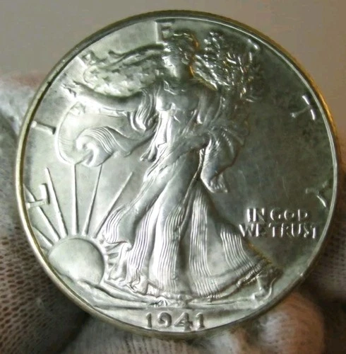 1941 P Philadelphia Walking Liberty Half 1/2 Dollar Coin UNCIRCULATED Condition