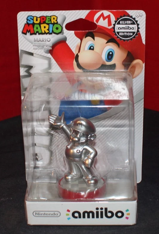 Nintendo amiibo Toys to Life Mario-Silver Edition for sale | eBay