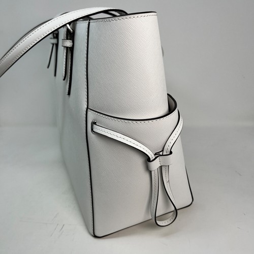 Michael Kors Gilly Large Saffiano Tote Bag - White - New with cosmetic defects - Picture 4 of 15