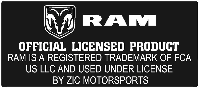 Letrero de acero RAM TRX - rojo - súper tamaño 40" x 9,25" (pedido especial) Foto 3 de 4