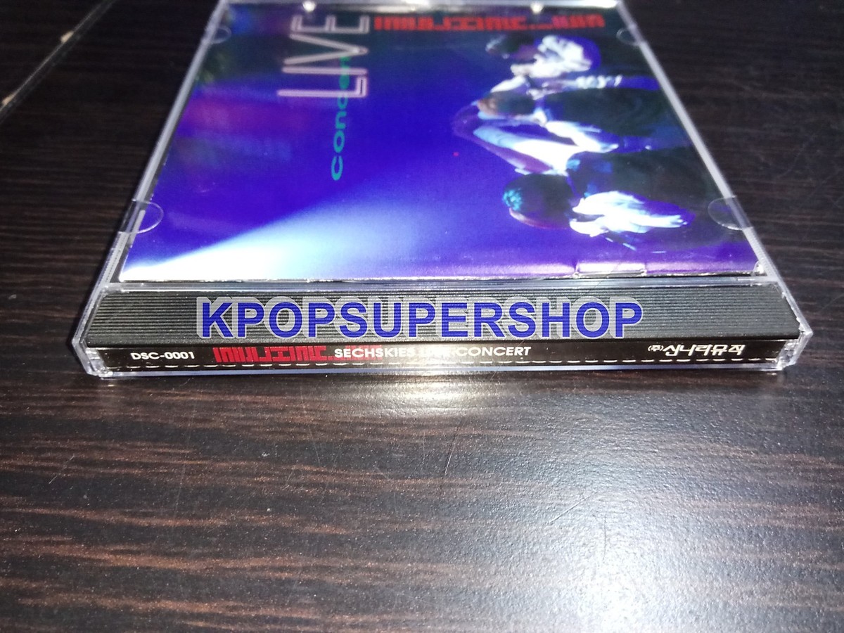 Sechskies Live Concert Album CD Great K-POP KPOP Sechs Kies Rare
