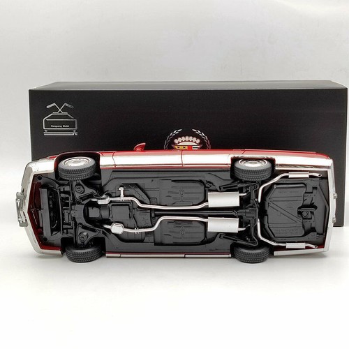 GM 1:18 1993 Cadillac Fleetwood Sedan Wine Diecast Models Edition Collection Red - Picture 10 of 12