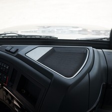 Dash Top Tray For 2018-2022 Volvo Vnl - Chrome Dash Top Tray For 2018-2022 Volvo Vnl - Chrome