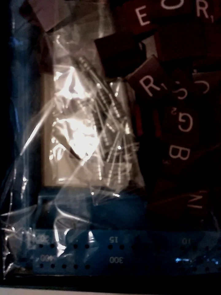 1966 Deluxe Edition Scrabble Crossword 100 Tiles Racks Rules no Board Parts Only - Image 4 of 4