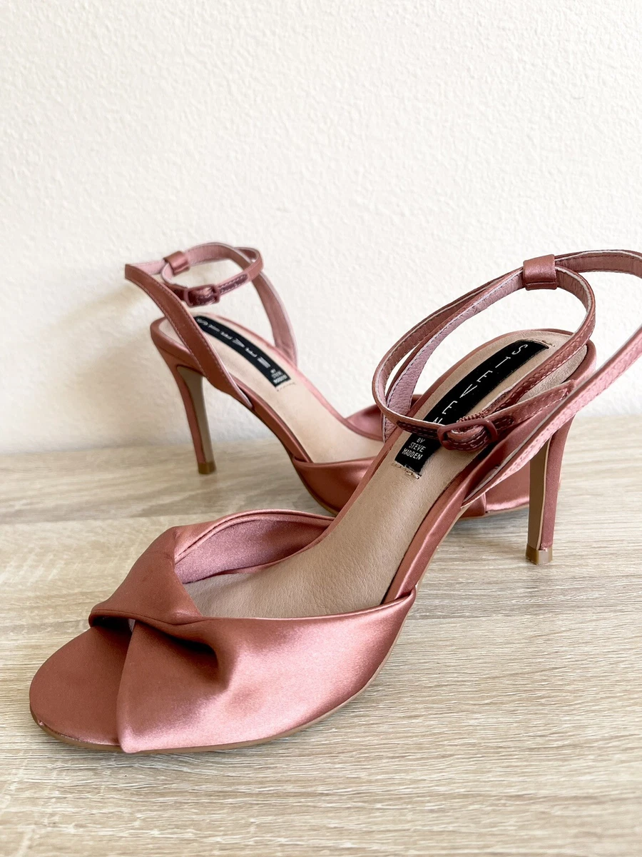 Blush pink peep toe best sale heels