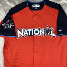 Authentic Sewn-On 2017 All Star Game National League Cool Base Jersey From Miami