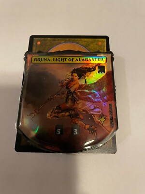 1x FOIL Bruna, Light of Alabaster Relic Token Life Counter Commander MtG