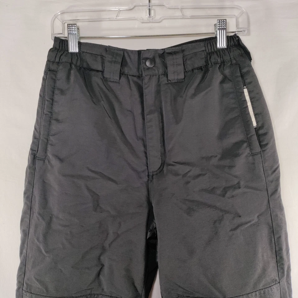 Athletech Snowpants Youth Size L (10/12) Black Snow Ski Snowboard Elastic Waist - Image 2 of 4