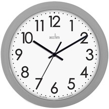 Acctim Abingdon Wall Clock Quartz Easy Read Arabic Numbers 25cm