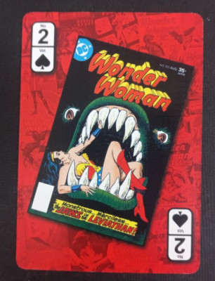 DC Comics Retro Wonder Woman Playing Card 2 Spades