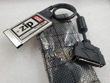 Iomega Zip 250 USB Extermal Drive Z250PCMCIA Adapter PC Card and Cable
