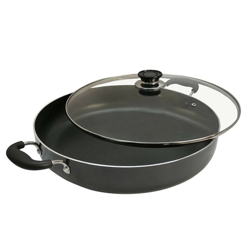 NON-STICK Aluminum 16 Inch Low Cooking 10.5 QT Pot Pan - Picture 2 of 6