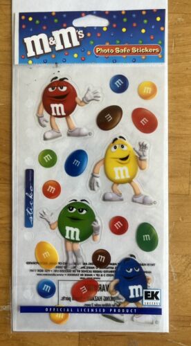 M&M's Markenfiguren Süßigkeitenmix Schokolade Scrapbooking Aufkleber - Bild 1 von 2