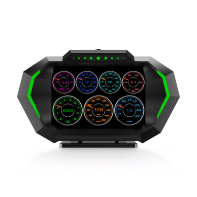 Universal Car HUD Projector - OBD2 & GPS Head Up Display For Speed, RPM, Water Temp & Navigation