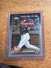 2024 Topps Chrome Baseball # 188 Francisco Alvarez 1