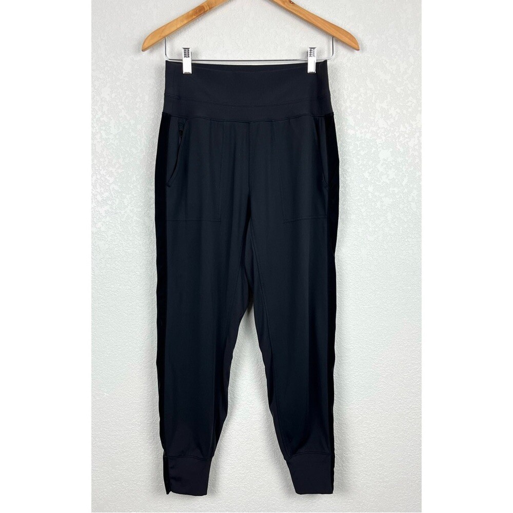 athleta velvet stripe jogger