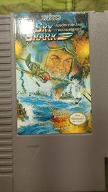 Nintendo NES Lot Of 2 Games Top Gun & Sky Shark 1980s Cold War WW2 Pacific 🔥🔥