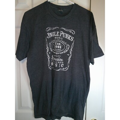 Jingle Punks Music T-Shirt Graphic Tee Pre-Cleared Music XL