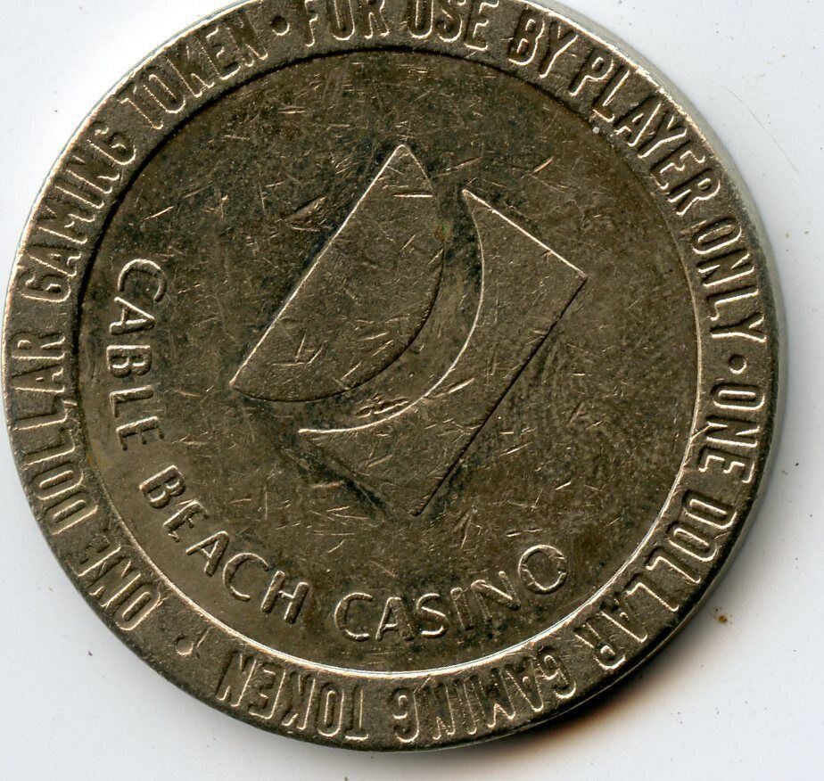 1.00 Casino Slot Token Cable Beach Casino; Nassau, Bahamas eBay