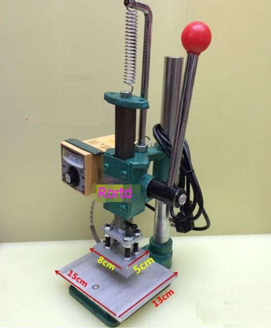Pro Hot Foil Stamping Tipper Card logo embossing leather machine DIY 5*8 fast