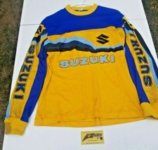 TRUE Vintage Team Suzuki Jersey Mx/Motocross Medium Made In USA