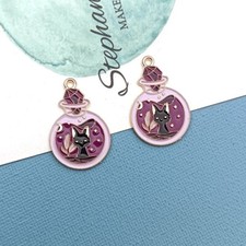 Nuevo 40 Piezas Dije de Anime Gatos Dije Pulsera Collar Colgante Hágalo Usted Mismo Fabricación de Joyas