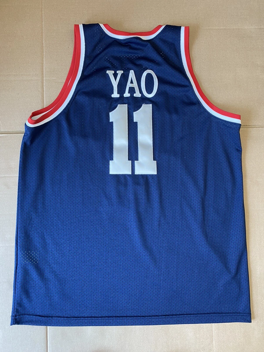 Yao Ming Nike VINTAGE Houston Rockets Blue Swingman Jersey Size XL