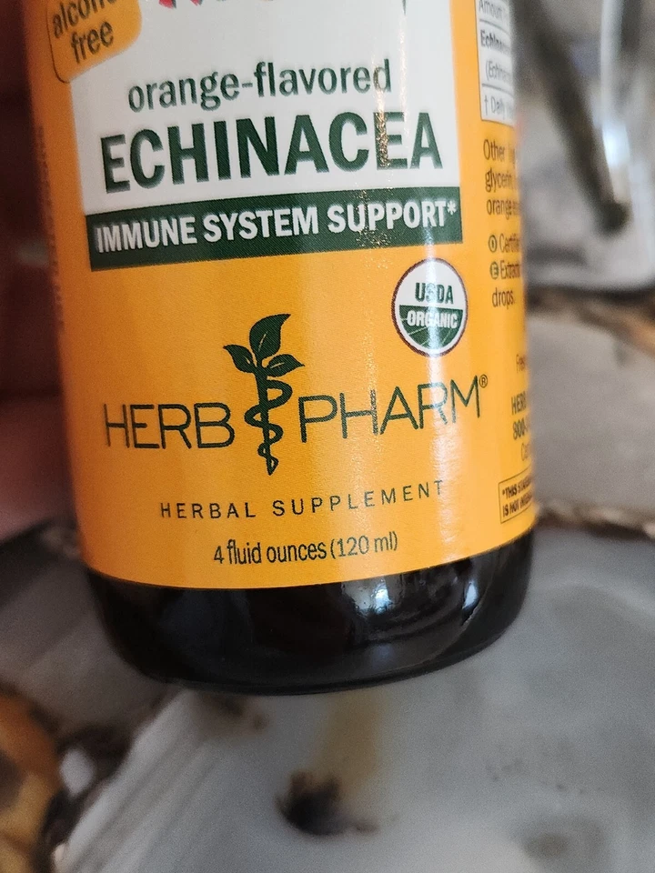 NUEVO Herb Pharm NIÑOS Equinácea Sin Alcohol Apoyo Inmunológico Herbal Tónico Gripe Resfriado  Foto 4 de 4