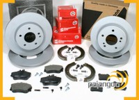 Zimmermann Bremsen Ø 284 Mm + Ø 258 Mm Vorne + Hinten FüR Mercedes C-Klasse W202