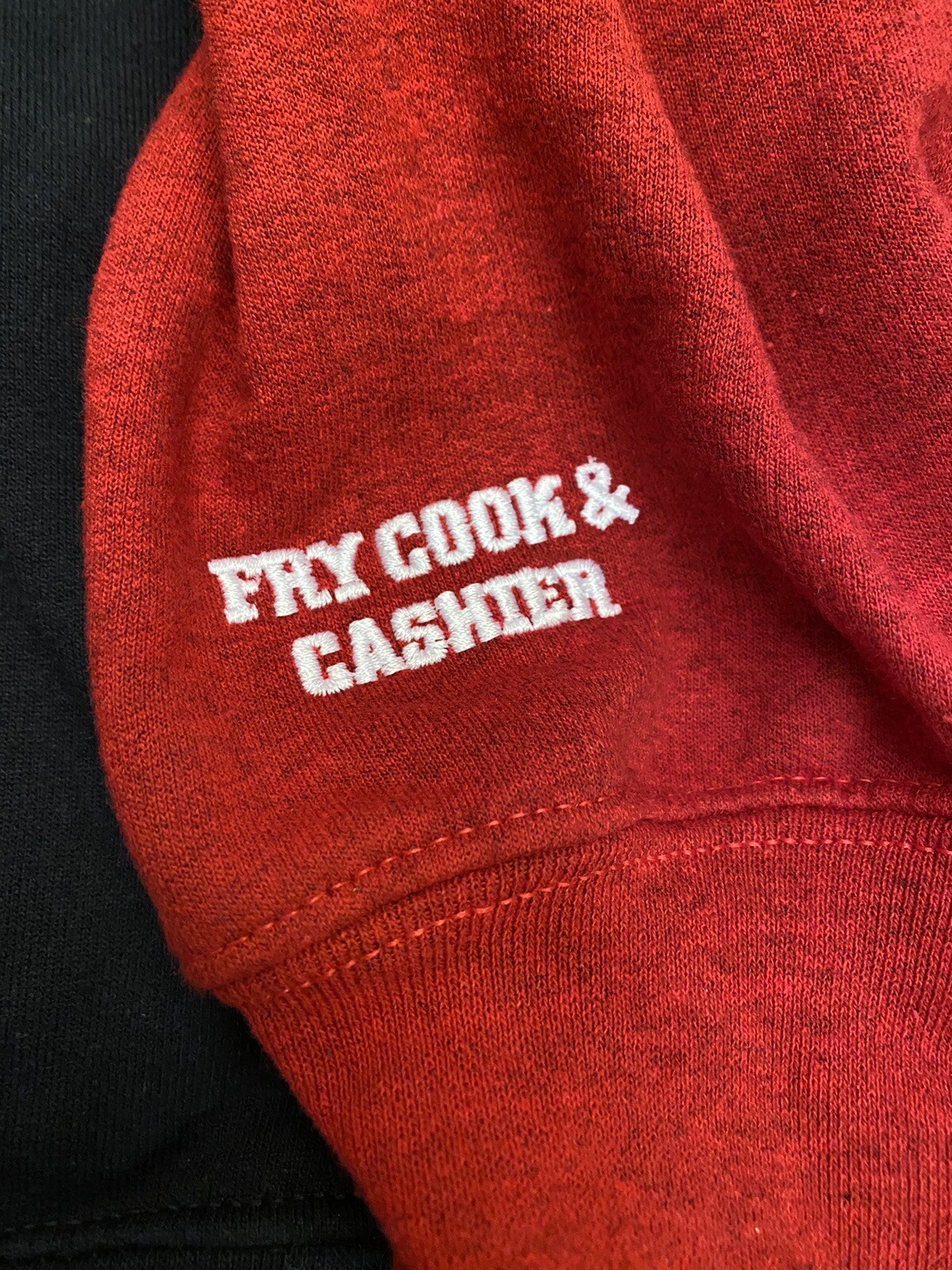 Raising Cane's Chicken Crew Red Hoodie Sweatshirt XL … Gem