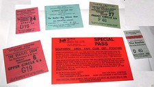 6 BEATLES Tickets Concert 60s Stubs Pop Group Roy Orbison Wimbledon Pacemakers