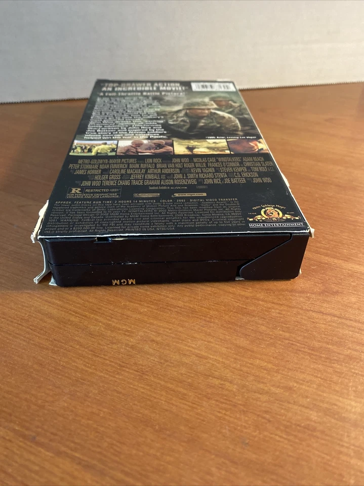 Windtalkers  ~ VHS ~ 2002 - Image 4 of 4