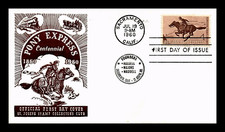894 3c Stamp (1940) THE PONY EXPRESS FDC - SAINT JOSEPH STAMP COLLECTORS CLUB