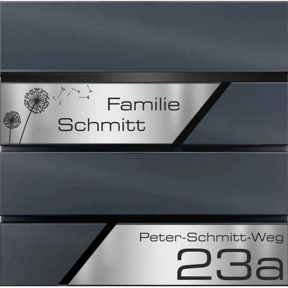 ⭐ Briefkasten Postkasten Wandbriefkasten Zeitungsrolle STAHL Mailbox ⭐ - Bild 2 von 4