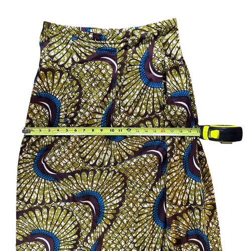 Soft Surroundings Maxi Skirt Womens Small African Ankara Print A-Line Peacock - Picture 17 of 23