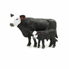 Little Buster Toys Black White Face Cow  Calf Pair