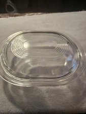 Vintage Pyrex Oval Refrigerator Dish With Lid Covered Dish - #602B ~ Art Deco