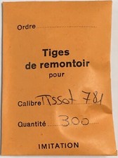 NOS [ 1X ] Tissot Cal. 781 Stem Tija de R…