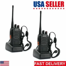 2PCS Baofeng BF-888S UHF CTCSS 5W Handheld Two-way Ham Radio HT Walkie Talkie US