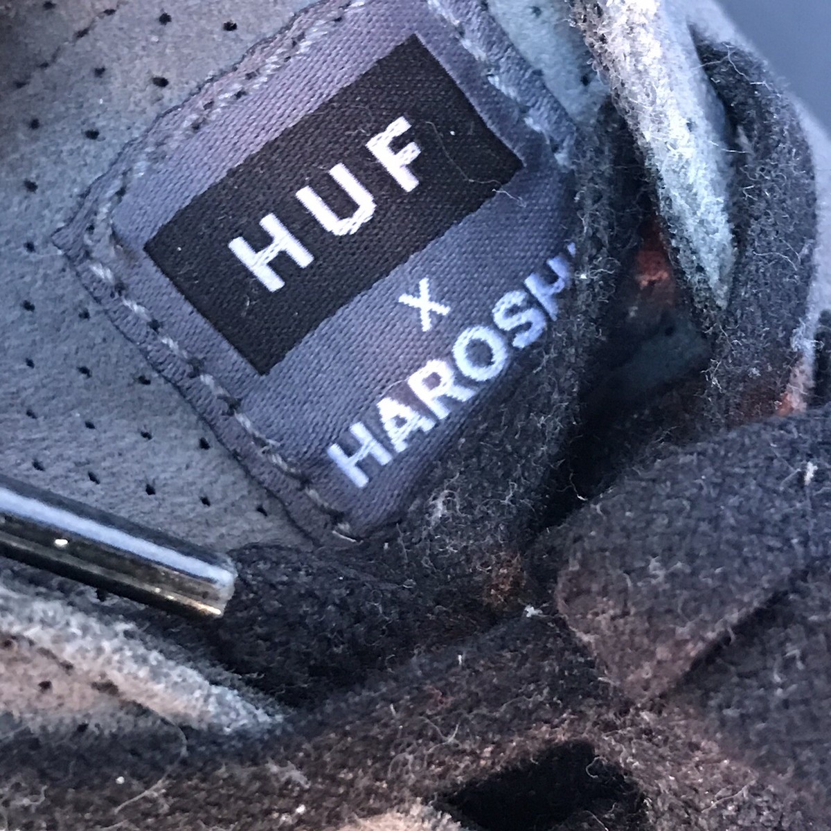 HUF X HAROSHI size 9.5 US KEITH HUFNAGEL PRO Gray Sneakers