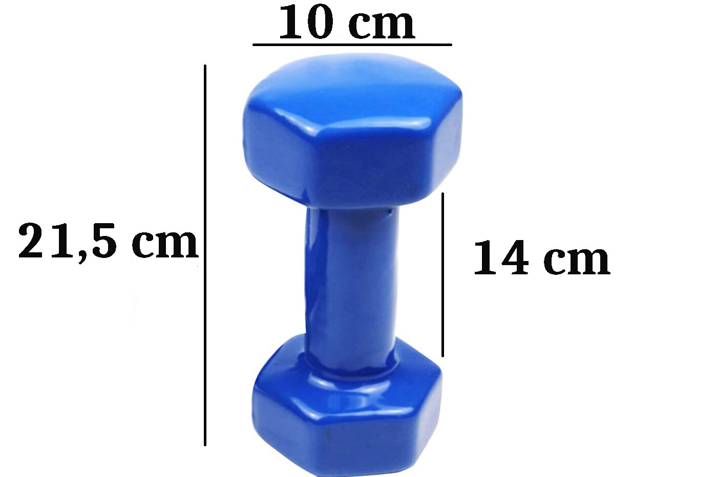 Peso palestra 5kg manubrio esagonale gommato antiscivolo allenamento fitness foto 2