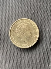 COLLECTIBLE 2015 ONE POUND COIN, ROYAL ARMS UNICORN & CROWNED LION/ELIZABETH II