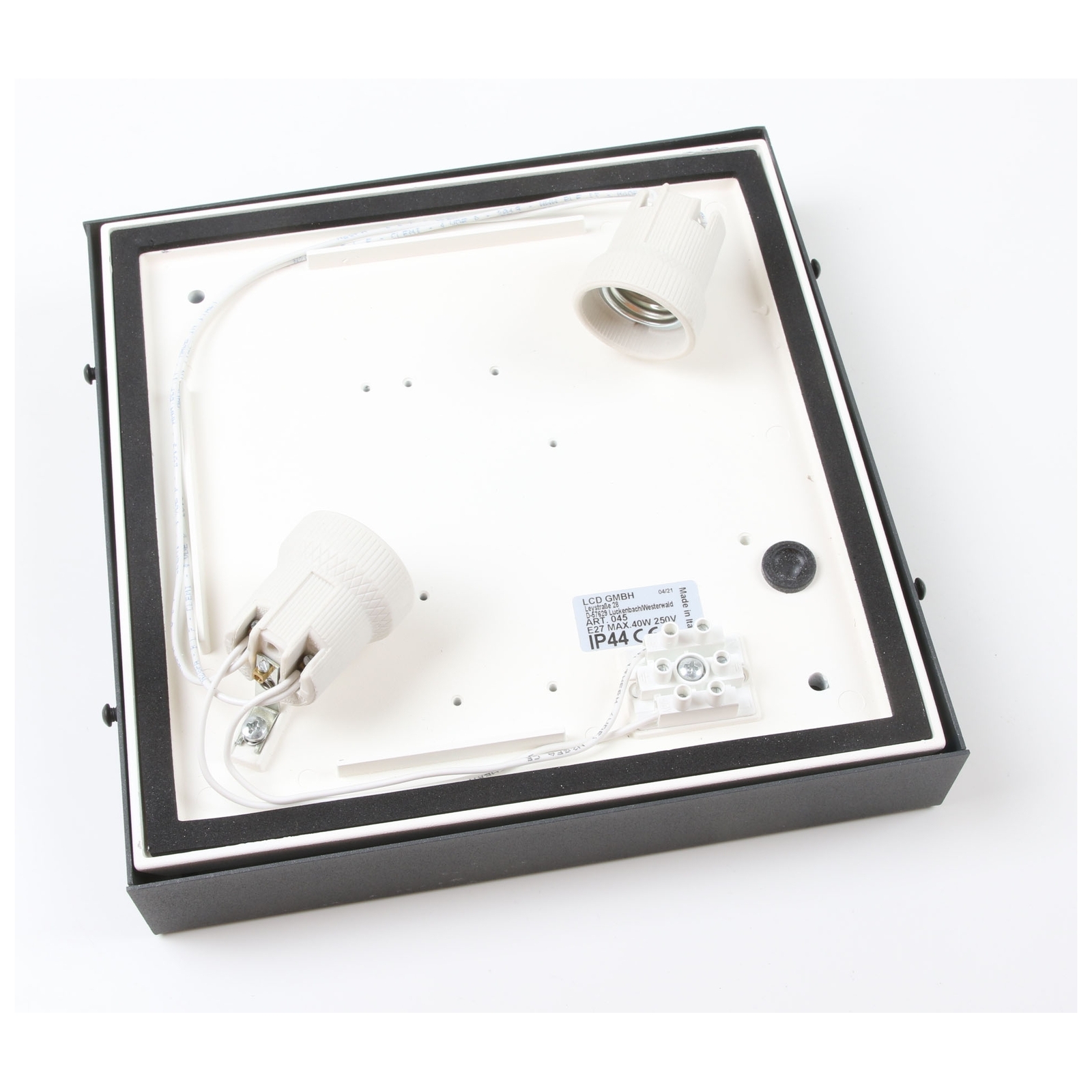 Oem Lcd Outdoor Wall Light, 2xE27, 40W, Graphite (045) + Defect (254887)