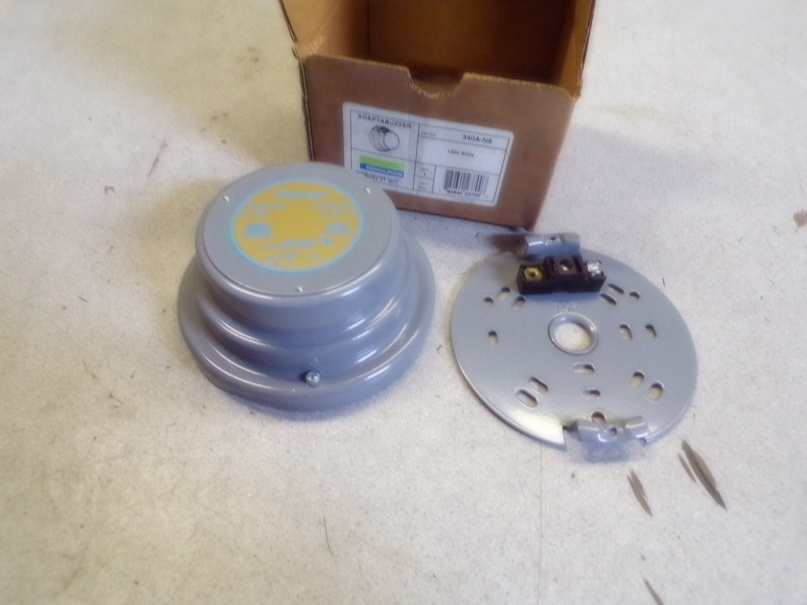 Edwards Signaling 1065-N5 Buzzer – 120V 50/60Hz Audible Alarm, Compact 3 X 3.5 X 1.3 Inch, Made In USA – For Home, Office, And Industrial Use