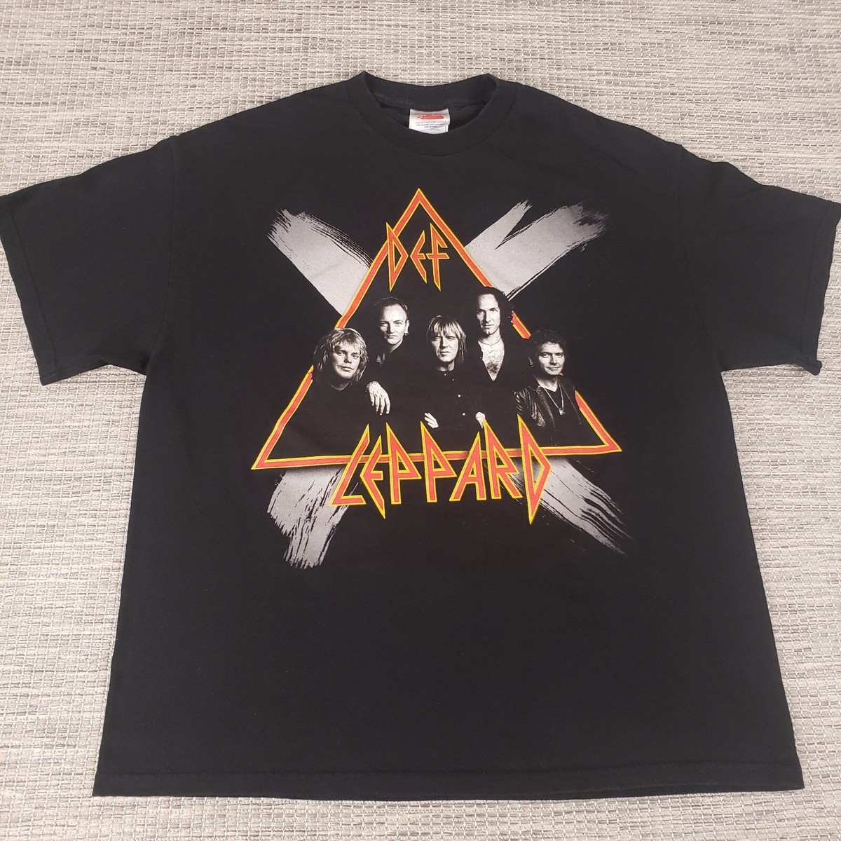 Vintage Def Leppard T Shirt Tour 2003 X Ten Concert Size XL Rock
