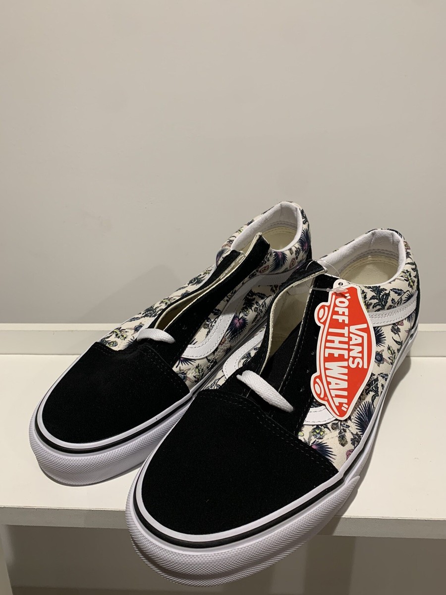 Vans Old Skool Paradise Floral Orchid True White Sneakers Women's